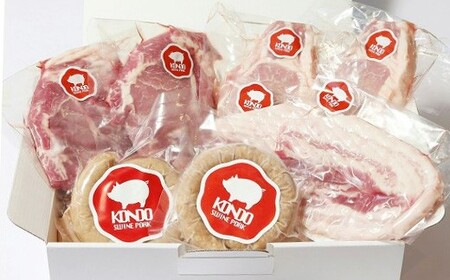 豪快バーベキューセット ロース厚切り 肩ロース厚切り バラ厚切り ころとんのしっぽ（ぐるぐる無添加ウインナー） 合計1kg｜無添加  ウインナー ｳｲﾝﾅｰ ウインナー ウインナー ベーコン