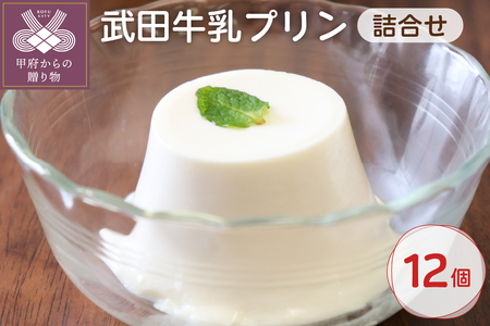 武田牛乳プリン詰合せ（85g×12個）　73181100