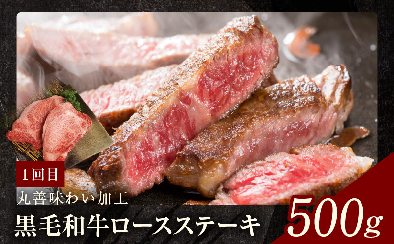 黒毛和牛 定期便 全3回 （ステーキ／すき焼き・しゃぶしゃぶ／焼肉）6万円コース 丸善味わい加工【毎月配送コース】 099Z239