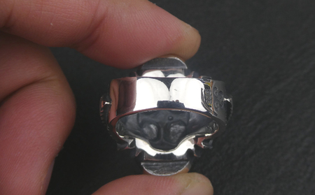Double iron cross ring ダブル アイアン クロス リング ｜ リング 指輪 シルバーリング シルバー シルバー925 ハンドメイド 手作り ゆびわ りんぐ アクセサリー 十字架 