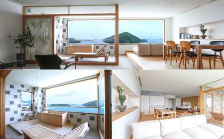 【温泉総選挙2025 絶景部門 全国1位】瀬戸内の離島の農家と漁師が作る海底貯蔵ワイン / ホテル清風館 デラックスルーム宿泊券(2名様)付き