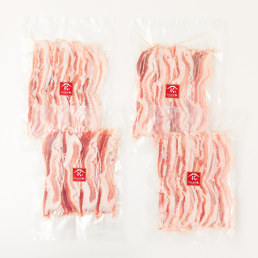 鹿児島うんまか豚バラしゃぶしゃぶ用 2kg（500g×4）