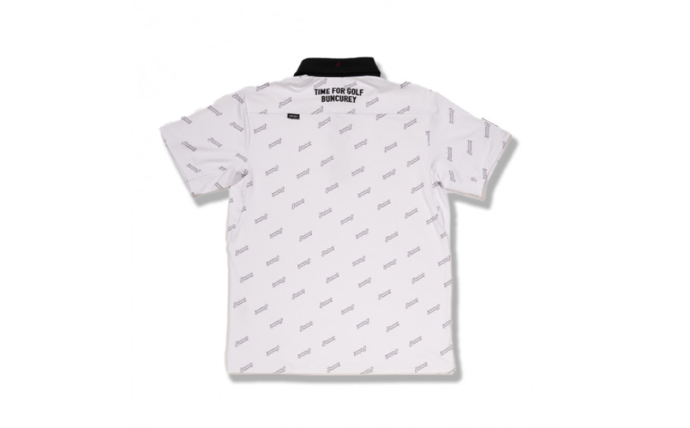 BUNCUREY　ゴルフウェア　≪B≫ロゴ半袖ポロシャツ（BM23SS-01-005）ブラック／サイズ5