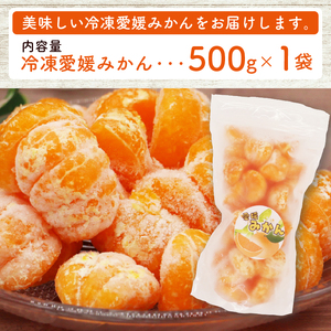 みかん職人の手掛けたこだわりみかん!外皮をむいたまるごと冷凍みかん　500g(500g×1袋)【配送不可地域：離島】【1680289】