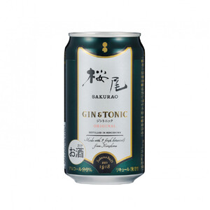 SAKURAO GIN ORIGINAL GIN＆TONIC　350ml缶×24本