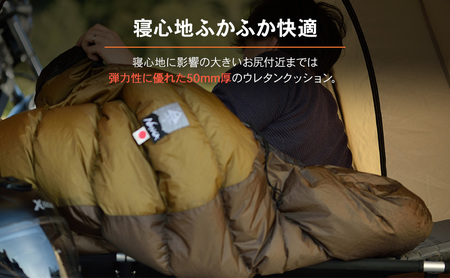 ホシゾラハイブリッドマット 厚さ5cm マット ウレタン サポート エアバッグ構造 コンパクト 座布団 クッション キャンプ 静岡県 森町