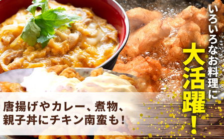 ＜宮崎県産若鶏切身 6kg（むね肉 300g×10袋 もも肉 300g×10袋）6か月定期便＞ 申込み翌月から発送【 セット 詰め合わせ からあげ 唐揚げ カレー シチュー BBQ 煮物 チキン南蛮 