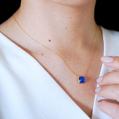 ふるさと納税 甲府市 【ジュエリー】K18イエローゴールド ラピスクォーツペンダントネックレス 保証書付 PNA-0361 |  | 03