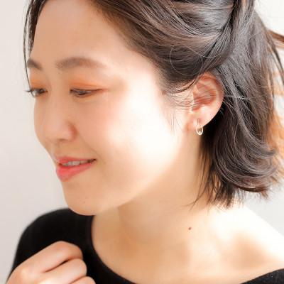 ふるさと納税 山梨県 【山梨県】【ジュエリー】K18 Drop/ドロップ ピアス |  | 03