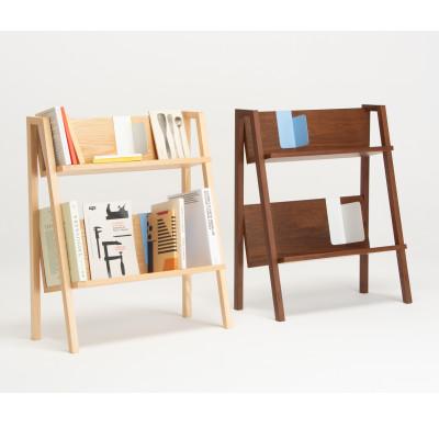 ふるさと納税 旭川市 【2025年3月下旬発送】旭川家具　WOWの【 ブックラック】(ウォールナット)　 |  | 01