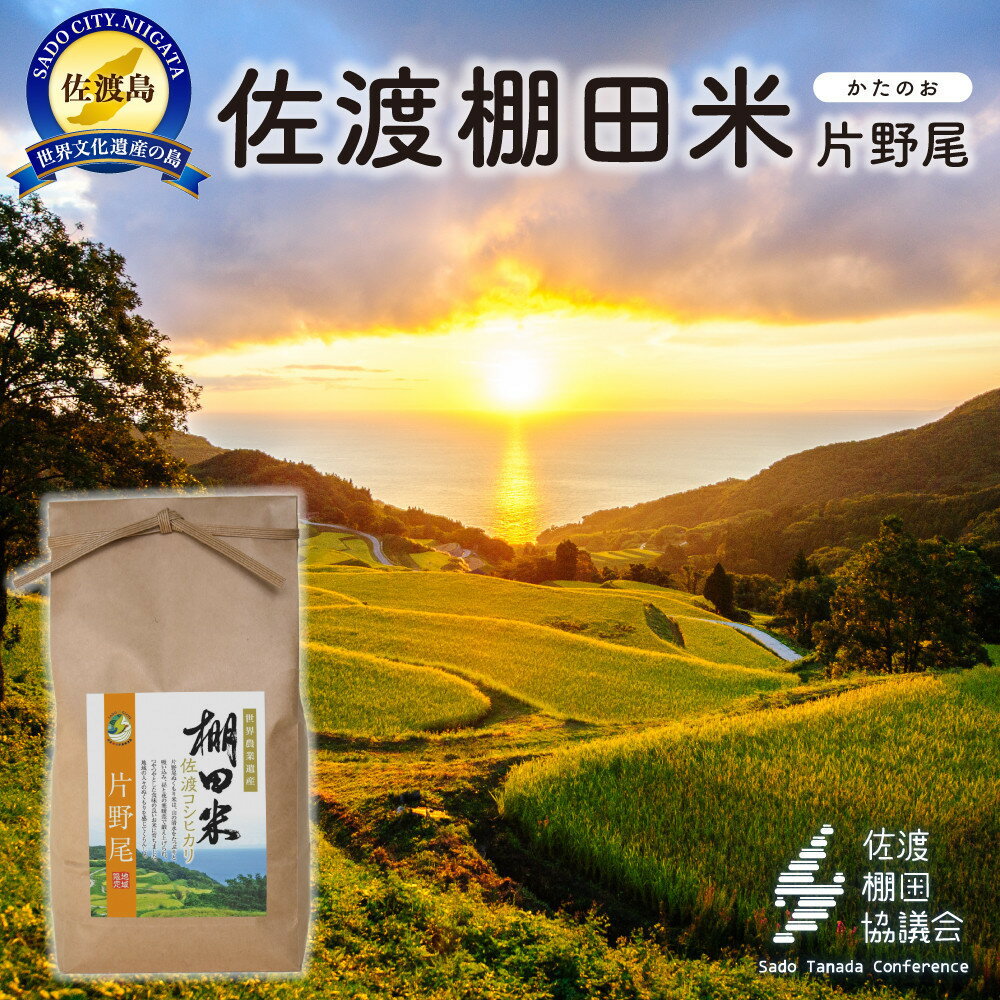 【ふるさと納税】佐渡島産棚田 片野尾ぬくもり米 白米2Kg【令和7年産】