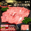 【ふるさと納税】《選べる内容量》 宮崎牛霜降り（肩ロース）焼肉 400g～800g 期間限定 数量限定 宮崎牛 牛肉 肉 ブランド牛 国産牛 和牛 霜降り 肩ロース 肩 ロース 焼肉 BBQ 贈答用 贈答 ギフト 贈り物 グルメ 記念日 誕生日 内祝い お取り寄せ ミヤチク 高千穂町 送料無料