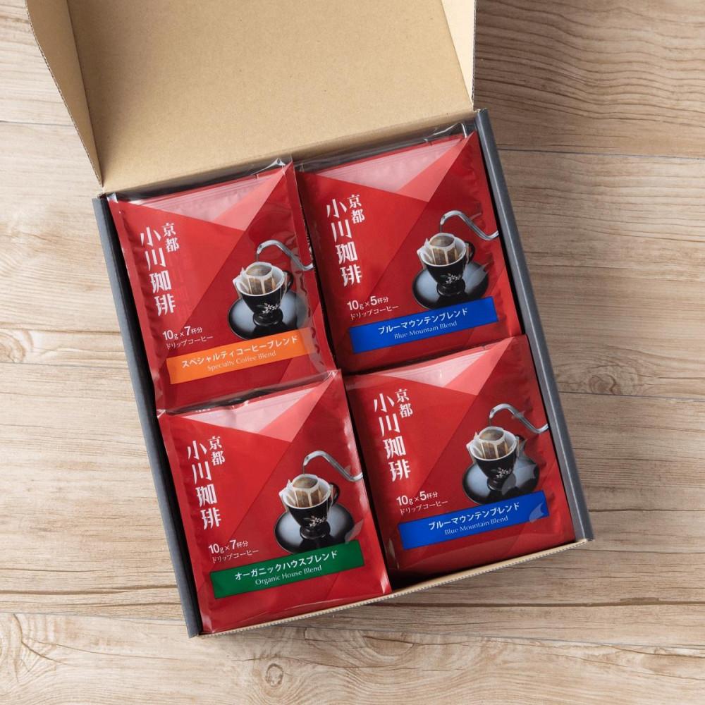 【小川珈琲】小川珈琲直営店 ドリップコーヒーギフト （4個入り24杯分） CRMS-B　［ 小川 珈琲 京都 コーヒー 珈琲 人気 おすすめ 豆 おいしい ブレンド ギフト プレゼント 詰め合わせ セット お取り寄せ ］