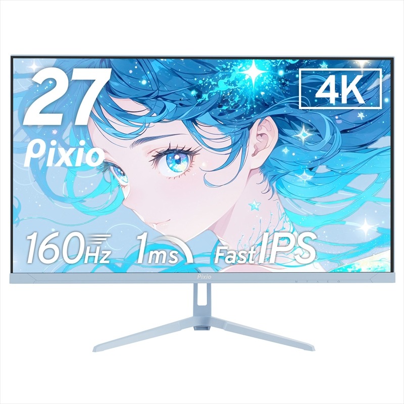 151-3308 Pixio ゲーミングモニター 27インチ 液晶ディスプレイ 湾曲モニター 160Hz 4K FastIPSパネル PX27UWAVEB ＜パッケージ傷あり＞【 ゲーム用モニター 神奈川県 小田原市 】