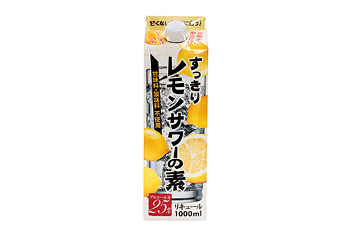 レモンサワーの素 1000ml パック 6本入り アルコール 25% 原液 お酒 レモン果汁 34% すっきり 酒 チューハイ 酎ハイ サワー リキュール 家庭用 お酒 父の日 贈答 ギフト 贈り物