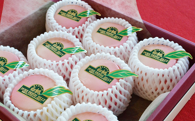 夏だけのお楽しみ！白桃ピュアフレッシュゼリーセット