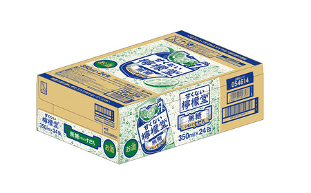 ＼ 2024年9月 新登場 ／ 「甘くない檸檬堂」 無糖レモンとすだち （350ml×24本） 1ケース　レモンサワー 檸檬堂 無糖 アルコール7％