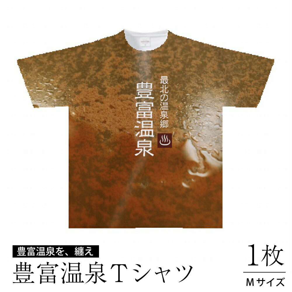 【ふるさと納税】 豊富温泉 Tシャツ 1枚 / tシャツ ティーシャツ ティシャツ 半袖 ファッション メンズ レディース 大人用 ご当地 日用品 雑貨 北海道 豊富町