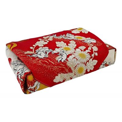 ふるさと納税 京都市 【三陽商事】鳥獣戯画 丹後ちりめん2幅風呂敷 菊水 |  | 03