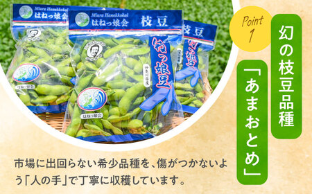 【先行予約】【数量限定100セット】はねっ娘枝豆 1.5kg（300g×5袋） [AKCZ001]