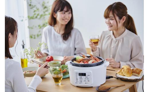 電気圧力鍋 4.0L　PC-MA4-W ホワイト