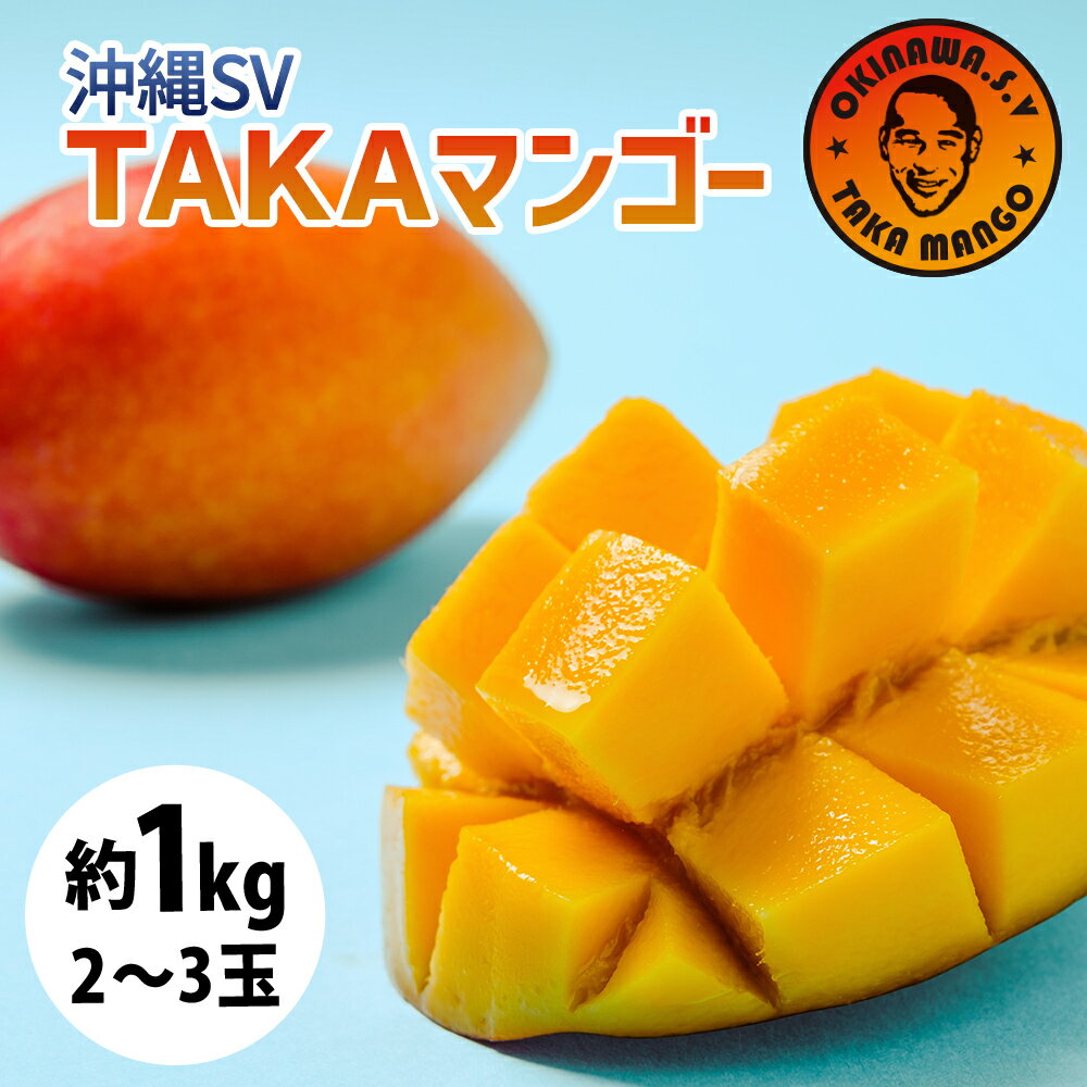 【ふるさと納税】 沖縄SV TAKAマンゴー 秀品 1kg 【2026年発送】 マンゴー 沖縄 うるま市 秀品 サッカー 高原直泰 マンゴラン ギフト 完熟マンゴー アップルマンゴー フルーツ 果物 産地直送 プレゼント 贈り物 国産 お取り寄せ