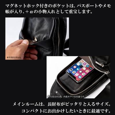ふるさと納税 豊岡市 豊岡鞄　ボディーバッグ　CDTF-009　ブラウン |  | 02