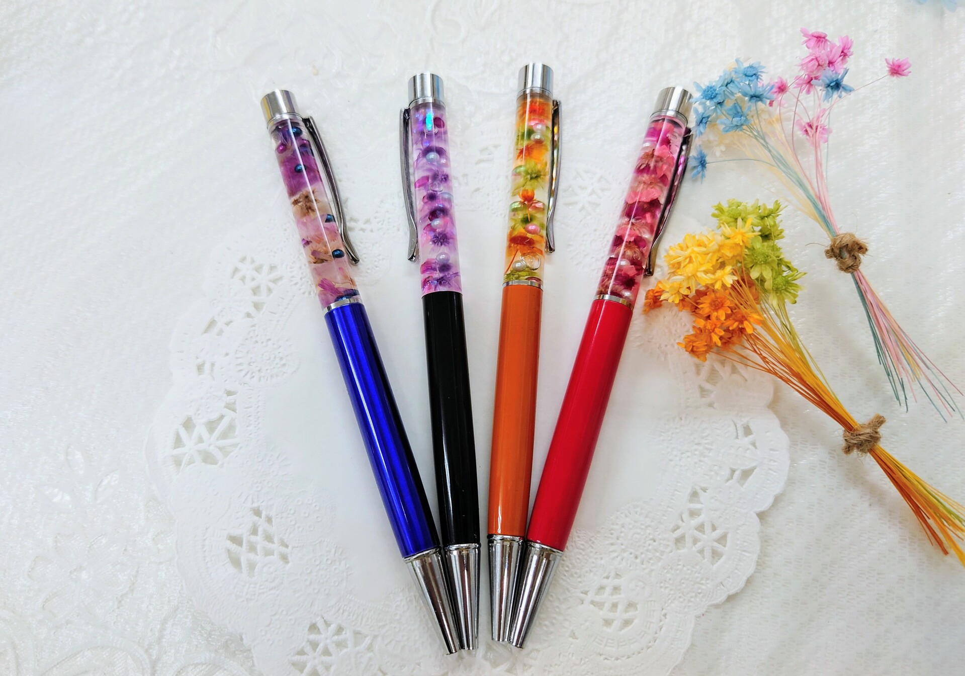 新宿フラワークラフト体験工房 ハーバリウムボールペン作り