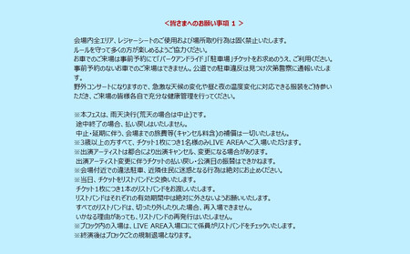 【2025年9月20日】イナズマロック フェス 2025 IGA 20日券 滋賀県ふるさと納税枠