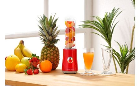 ボトルブレンダー　レッド　400ml　キッチン用品 調理家電 ミキサー スムージー 卓上新潟県田上町