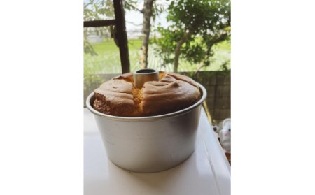 米農家の嫁が作る米粉シフォンケーキ（プレーン×3個・深蒸し茶×2個）米粉 ケーキ シフォンケーキ お菓子 スイーツ 米粉 ケーキ シフォンケーキ お菓子 スイーツ 米粉 ケーキ シフォンケーキ お菓子