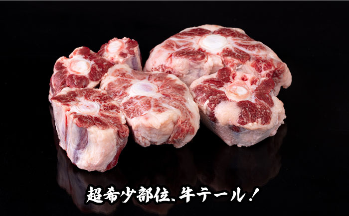 糸島牛 テールブロック 計1kg  糸島市 / 一番田舎 黒毛和牛 和牛 [AGN004]