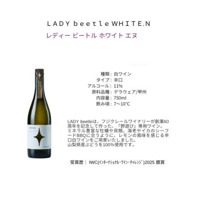 ふるさと納税 甲州市 フジクレールワイナリー LADY beetle WHITE.N　750ml |  | 01