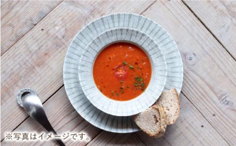 【波佐見焼】Shabby chic style ボウル 2枚セット グレー カレー皿 スープ皿 食器【和山】 [WB76]