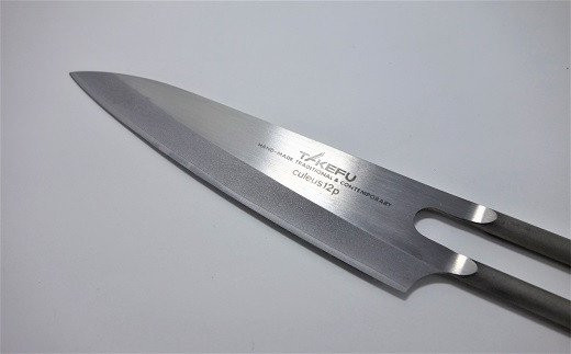 【予約販売】越前打刃物　ステンレスペティナイフ「クレウス12P」タケフナイフビレッジ協同組合