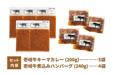 壱岐牛 煮込みハンバーグ キーマカレー セット 200g 5個《壱岐市》【壱岐味噌工房】[JBW005] 35000 35000円  コダワリカレー こだわりカレー おすすめカレー おススメカレー 人
