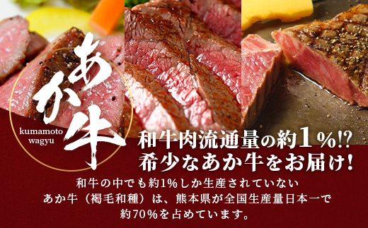【定期便12回】あか牛 贅沢 定期便 < 肩ロースすき焼き500g・焼肉食べ比べ500g・赤身すき焼き肉800g・サイコロステーキ800g・ロースステーキ600g・4種のステーキセット > 【 牛肉 肉 ロース カルビ すき焼き 焼肉 ステーキ サーロイン ランプ ヒレ 三角バラ定期便 熊本県 】046-0804