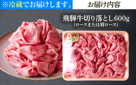 ※冷蔵配送/地域限定※ 飛騨牛 切落し (ロースまたは肩ロース) 600g 瑞浪市 / きなぁた瑞浪 和牛 国産 岐阜県産 [AZCI029]