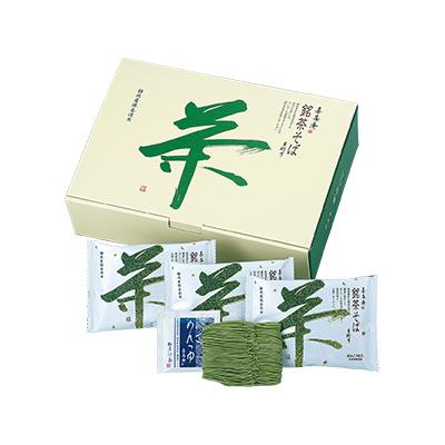 ふるさと納税 掛川市 池島 手折り銘茶そば詰め合わせ(12食入・つゆ付)ギフト箱 M-12 |  | 01