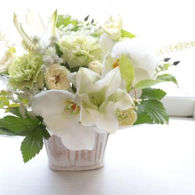 ふるさと納税 筑西市 【毎月定期便】季節のお花のアレンジメント/ミニサイズ〜届いてそのまま飾れるフラワーアレンジ全12回 |  | 03