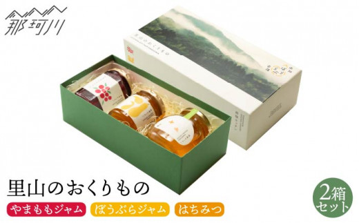 
                  【贈り物にピッタリ！】里山のおくりもの 2箱 やまもも ぼうぶらのジャム 蜂蜜＜株式会社南畑ぼうぶら会議＞那珂川市 [GBL002]
                