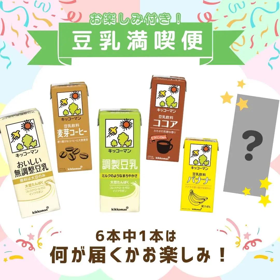 豆乳 お楽しみ付き 200ml 54本 飲み比べ セット キッコーマン たんぱく質
