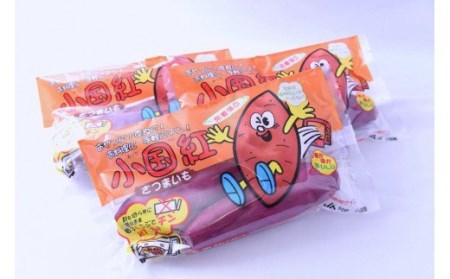 【先行予約】令和6年収穫・レンジ用甘藷「小国紅」3kg(2本入×8袋)