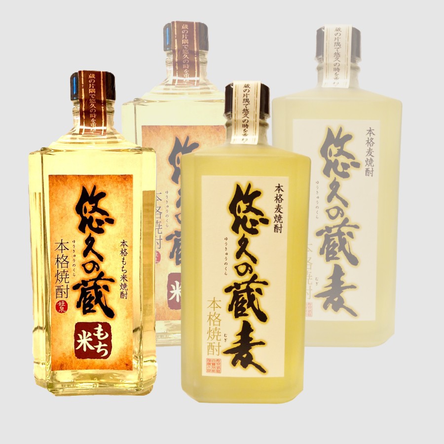 本格焼酎飲みくらべ2種（もち米、麦）　720ml×4本セットH10