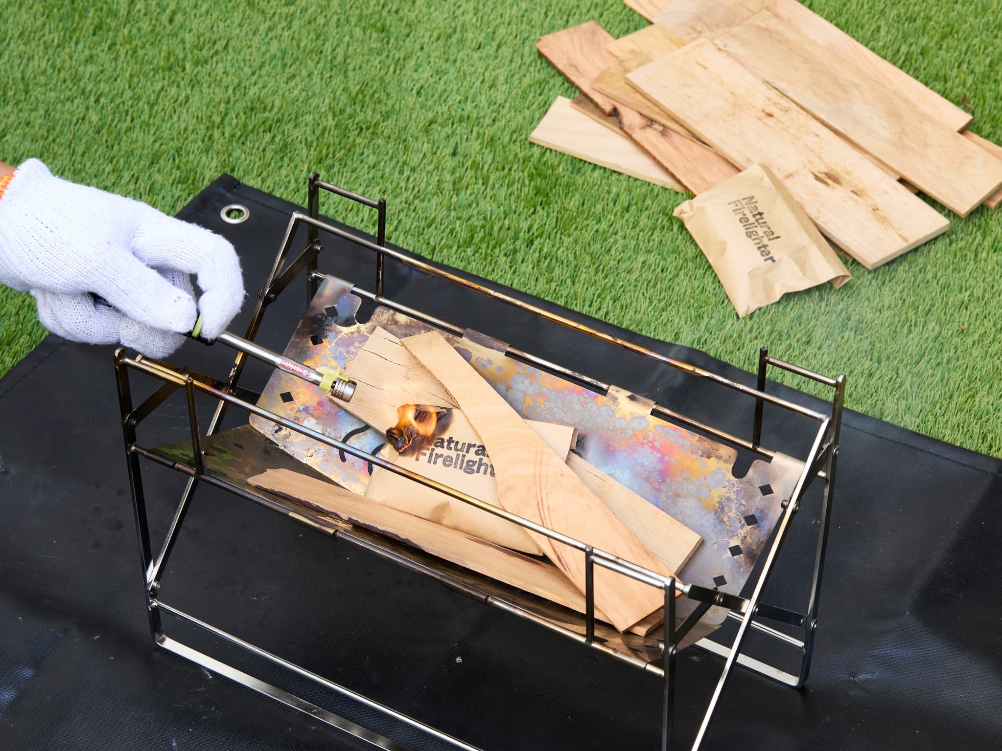 焚きつけ材セット　FIRE　STARTER　SET　 天然木使用 焚きつけ材セット FIRE STARTER SET 薪ストーブ キャンプ 焚き火 アウトドア 火起こし 着火用 木製エコ素材 初心者向