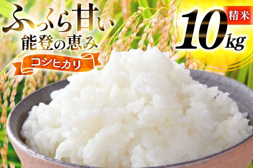 
            米 令和7年産 コシヒカリ 精米 10kg [能登ファーム志賀 石川県 志賀町 CH4010] コメ こめ ご飯 ごはん 白米 令和7年 こしひかり お米 精米 能登 10キロ
          