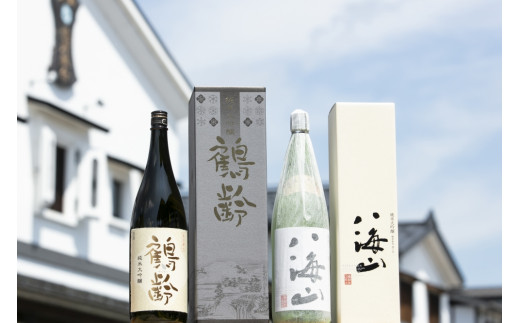 
                  越後の名酒「鶴齢」「八海山」純米大吟醸飲み比べセット（各1800ml）
                