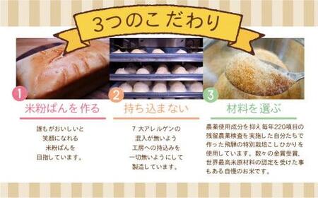 グルテンフリー 米粉パン 2枚×17袋 （冷凍）米粉パン  まんま農場 AD001