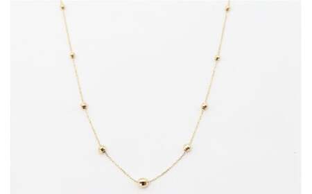 ネックレス K18 ミラーボール ステーション Islauth26 アクセサリー ジュエリー ギフト プレゼント 贈答 [Islauth 山梨県 韮崎市 20742169]