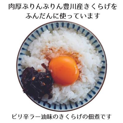ふるさと納税 豊川市 【メシ!酒!】きくらげラー油8個入!プリプリのきくらげの佃煮 |  | 02